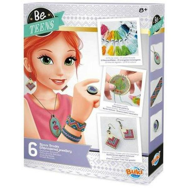Be Teens Embroidered Jewellery - White