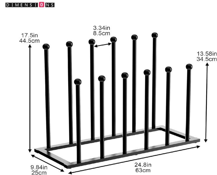 Modcraft Freestanding Shoe Storage for 6 Pairs