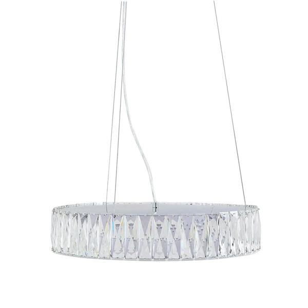 Pagazzi Lighting Dilan Chrome LED Suspension Pendant
