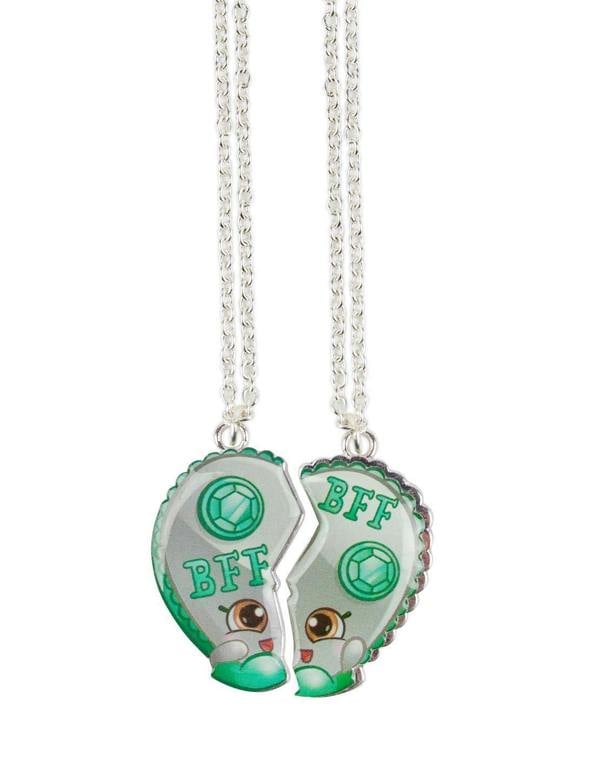 Vanilla Underground Shopkins Girls Green Chelsea Charm Chain Necklace (One Size)