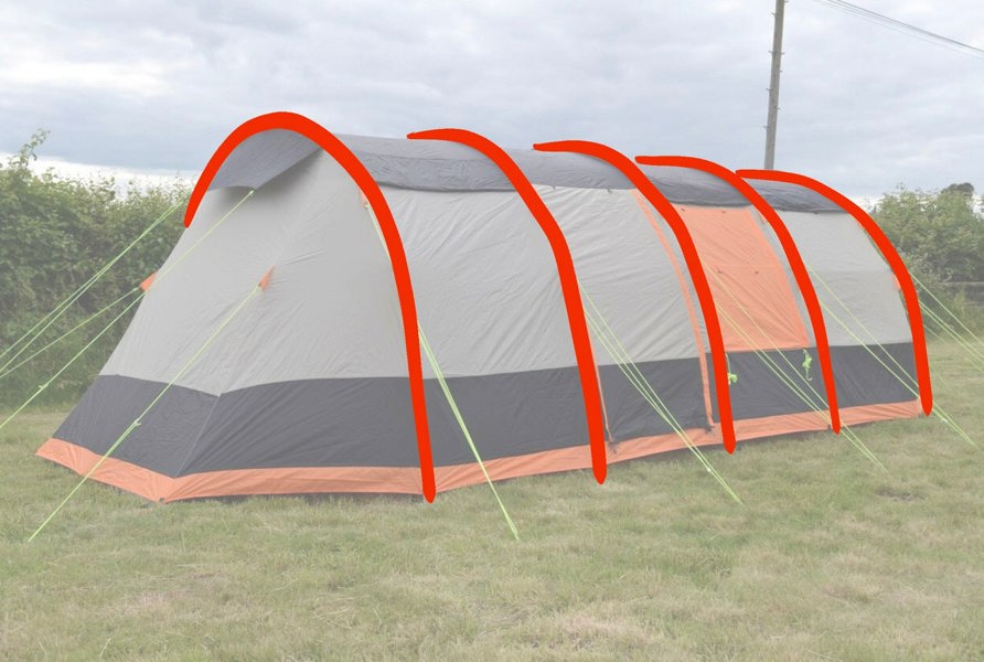 Wichenford 2.0 Fibre Glass Tent Pole 