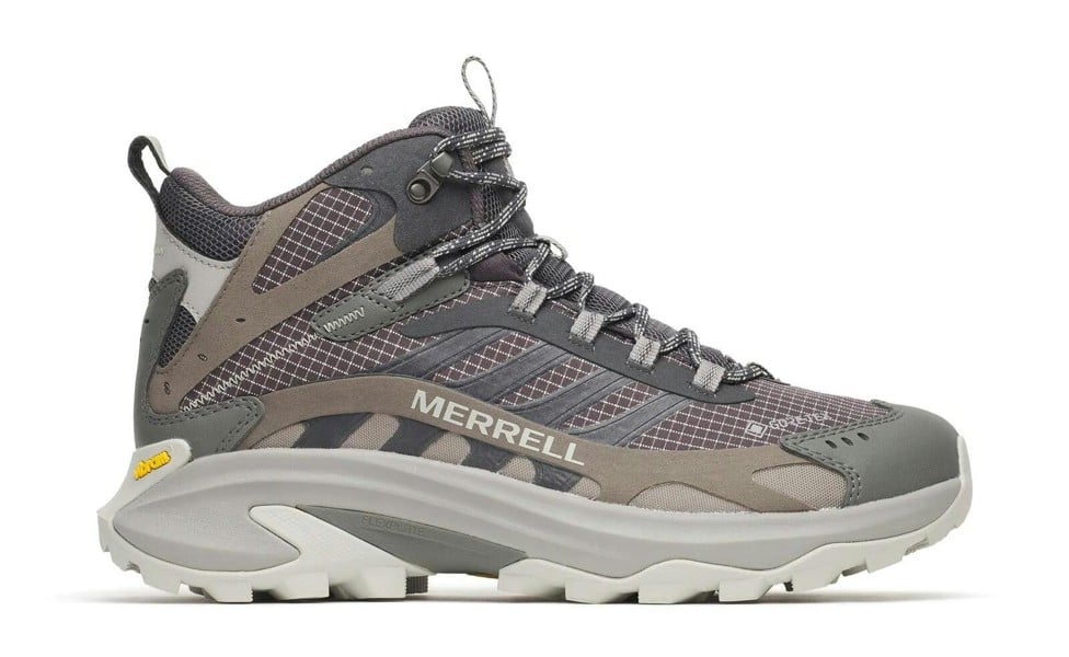 Merrell Mens Moab Speed 2 Mid GTX Gore-Tex Walking Hiking Boots Asphalt J037503