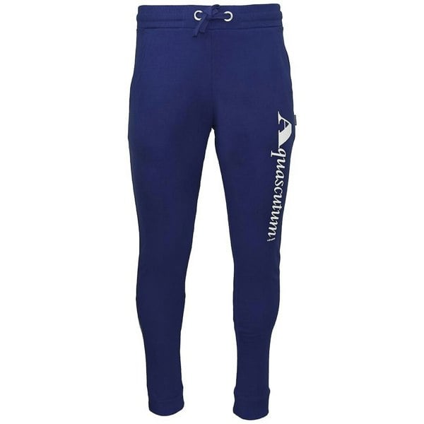 Aquascutum Mens Logo Jogging Bottoms - Blue