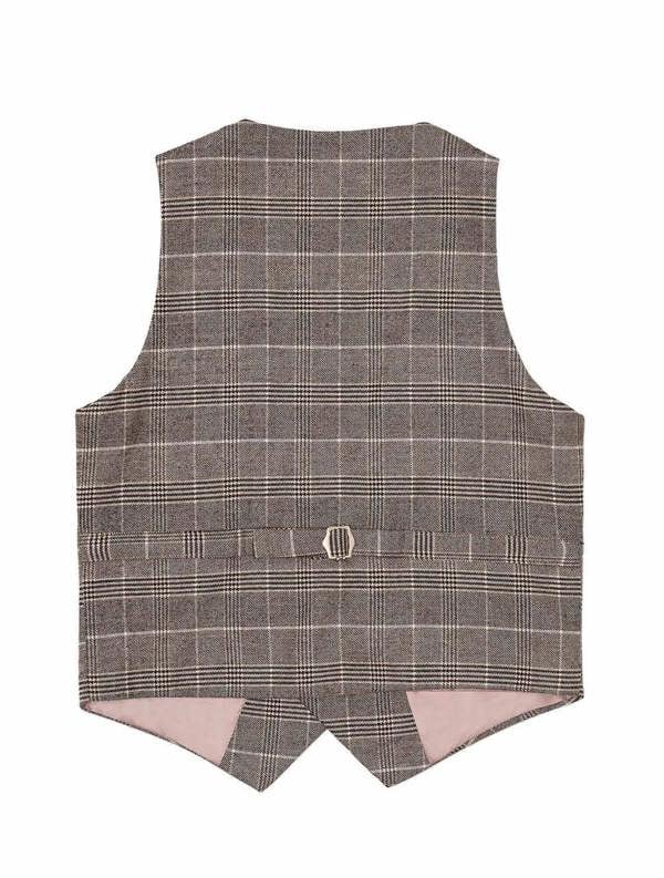Brown page boy waistcoat