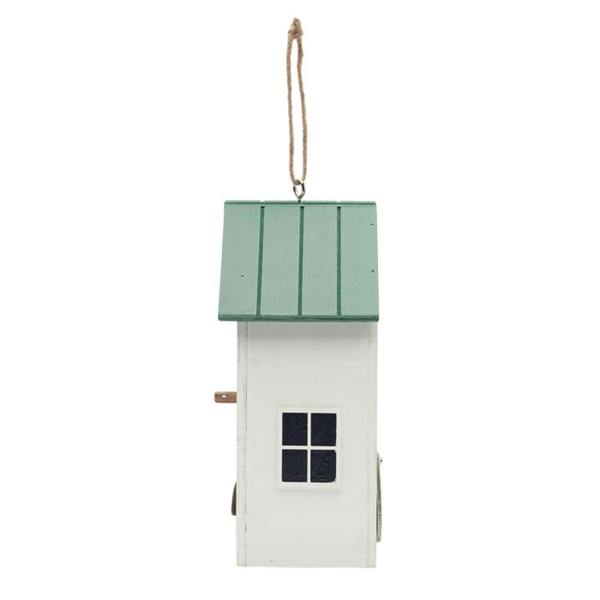 MidOcean Greenjay Plywood Wild Bird House - White/Green - 