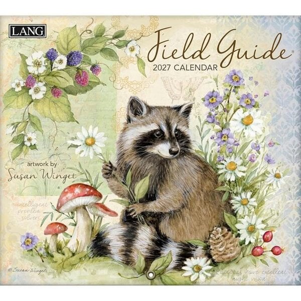 Susan Winget, Field Guide Deluxe Calendar 2027, Deluxe Calendars, Month To View, Lifestyle, Gift