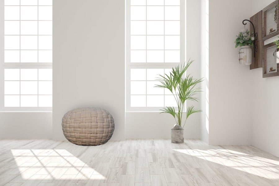 Artisan Furniture White Tube Pouffe