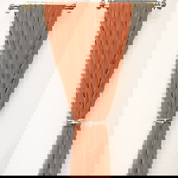 Anydrape Curtains Mustard Velvet Blackout Window Drape 500cm