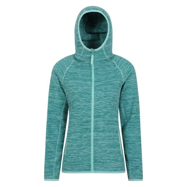 Mountain Warehouse Women's Lleyn II Melange Full Zip Hoodie - Teal