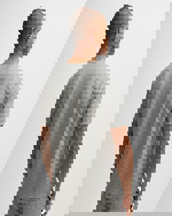 BOSS Orange Mix & Match Mens Stretch-Cotton Regular Fit T-Shirt with Logo Detail NOS - Medium Grey 033