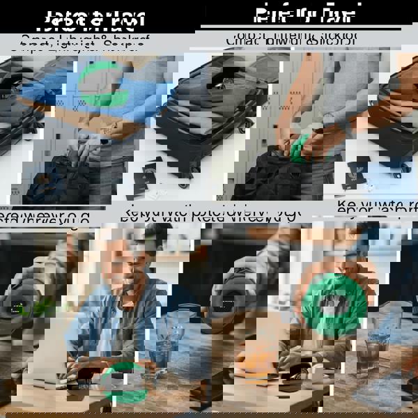 Green Single Watch Travel Case – Secure & Stylish Storage watchcaseKennett Great Britain