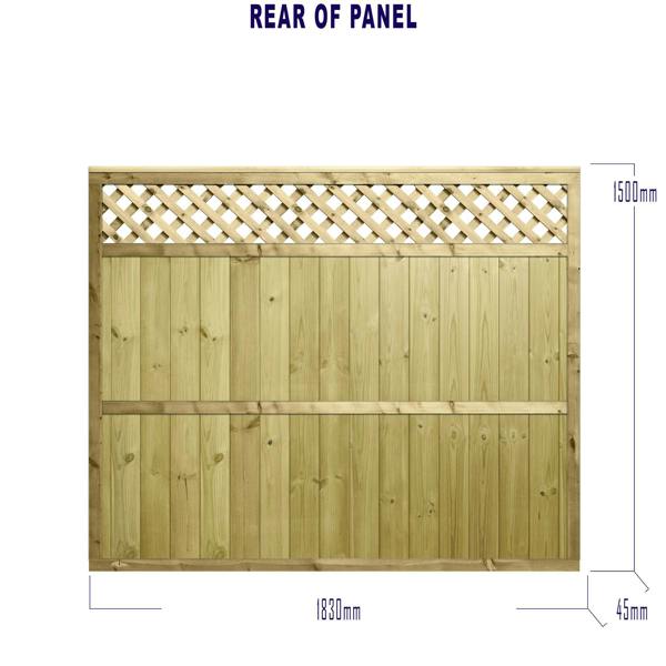 [amazon variation] urban panel pd fence panel [6ft x 1ft, 2ft, 3ft] 9