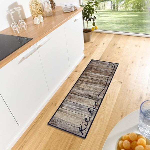 Washable Kitchen Runner – Brown Colour 50x150 cm