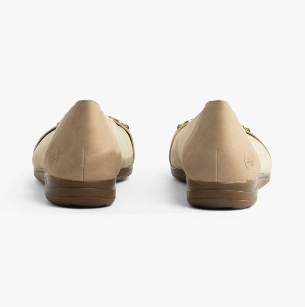Rieker L9360-60 Womens Shoes - Beige