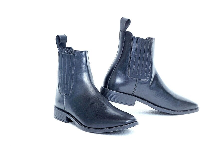 eQuitack Women's Chelsea Soft Elasticated Horse Riding Jodhpur Boots Black