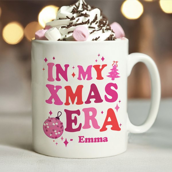 Personalised Memento Company Personalised In My Christmas Era Mug