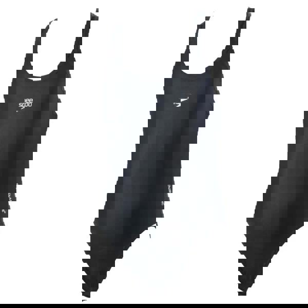 Black Speedo Girls Endurance Plus Medalist one-piece swimsuit