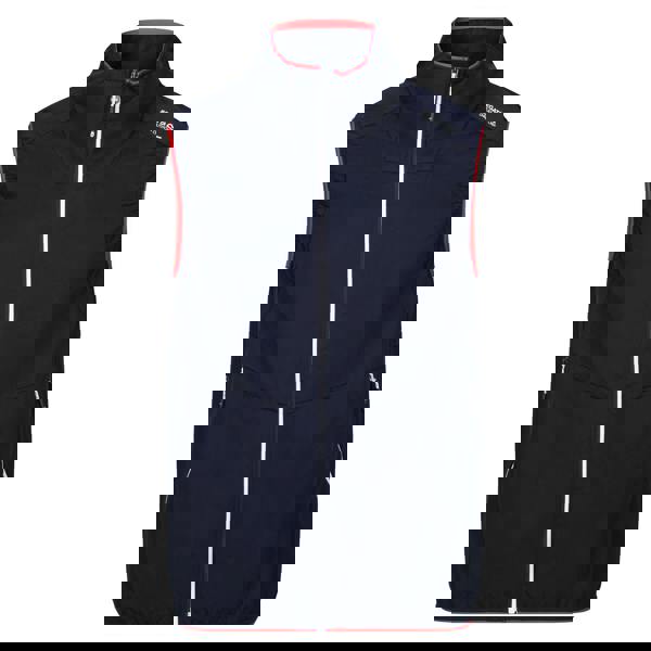 Regatta Mens Lankin VI Softshell Gilet - Navy/Danger Red