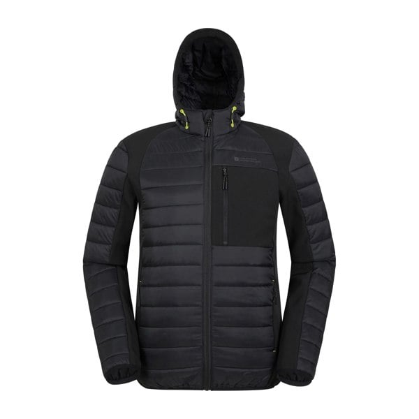 Mountain Warehouse Mens Turbine II Softshell Padded Jacket - Jet Black