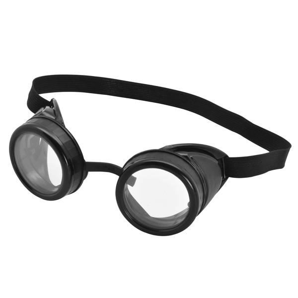 Bristol Novelty Unisex Adults Pilot Goggles - Black - 