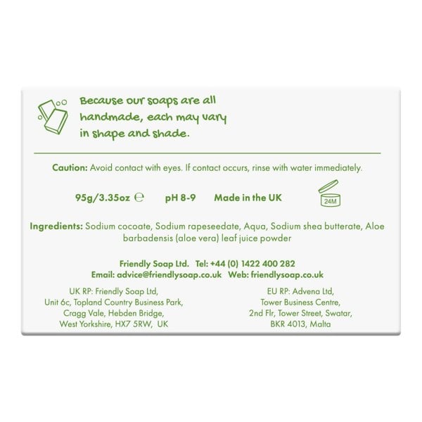 Aloe Vera Soap packaging back