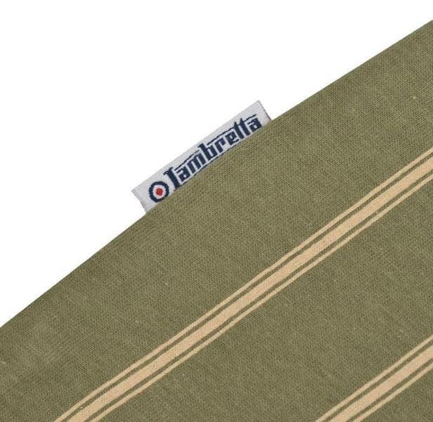 Lambretta Mens Classic Retro Pinstripe Mod Ska Casual Polo Shirt