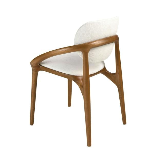 Angel Cerdá Off-white fabric chair 4254
