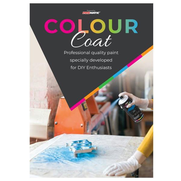 Colour Coat 2X Snow White RAL 9010 Gloss Spray Paint 400ml