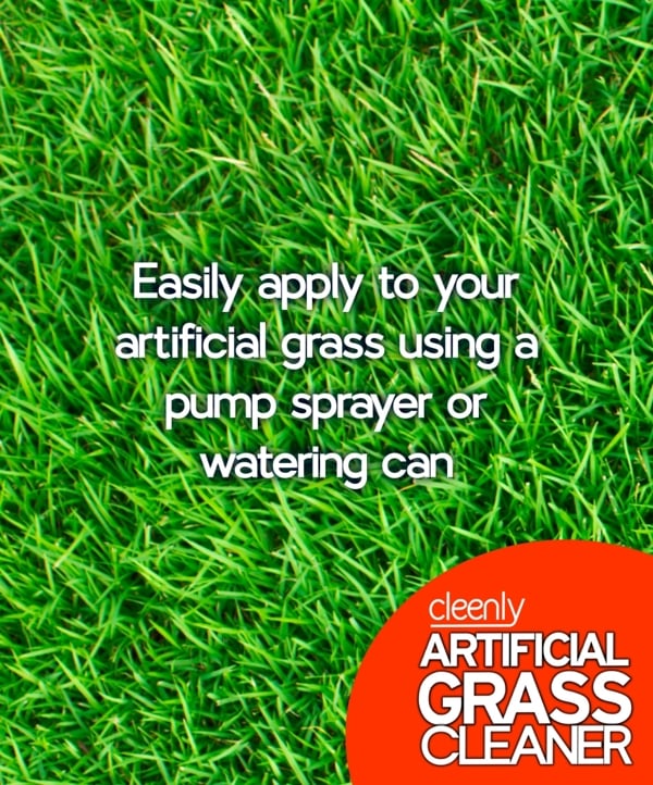 Cleenly Artificial Grass Cleaner for Dogs - Freshly Cut Grass Fragrance - 15 Litres - Eliminates Urine/Dog Wee Odours
