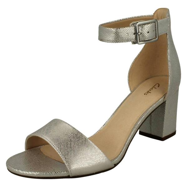 Clarks Ladies Clarks Heeled Sandals Deva Mae
