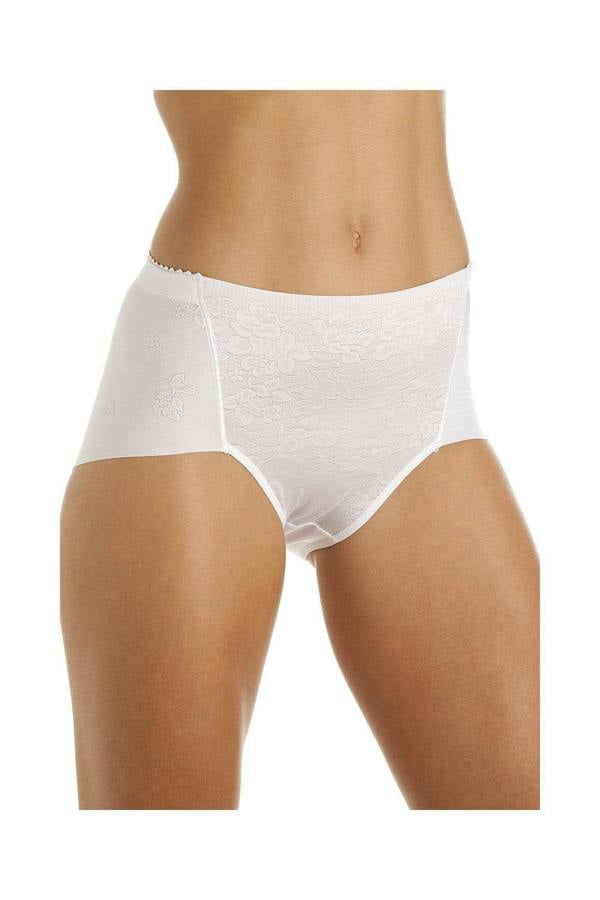 Womens Two Pack White High Waist Control Briefs