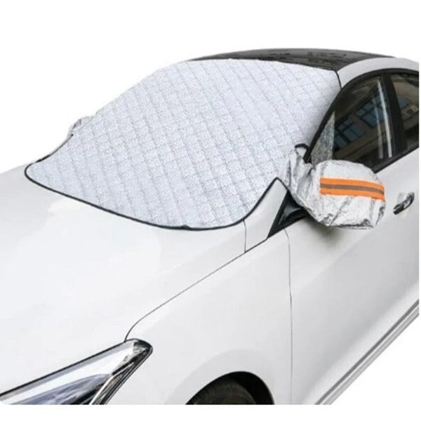 Generise 'PLUS' 9 Magnet All Seasons 4-in-1 Winter Windscreen and Wing Mirror Car Cover and Summer Sunshade