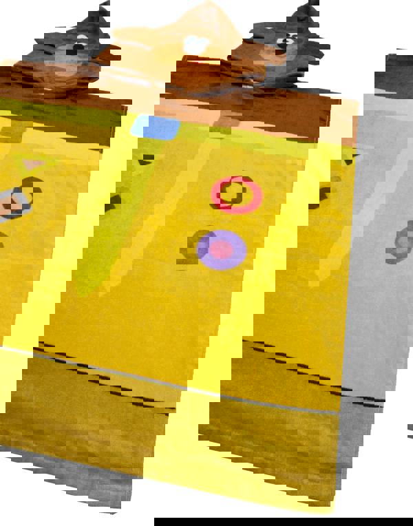 Hey Duggee Boys Yellow Duggee 3D Novelty - Dress-Up Style Poncho Towel (One Size)