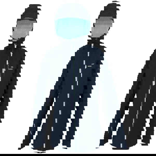 Regatta Womens/Ladies Birchdale II Waterproof Jacket - Navy/Icy Morn