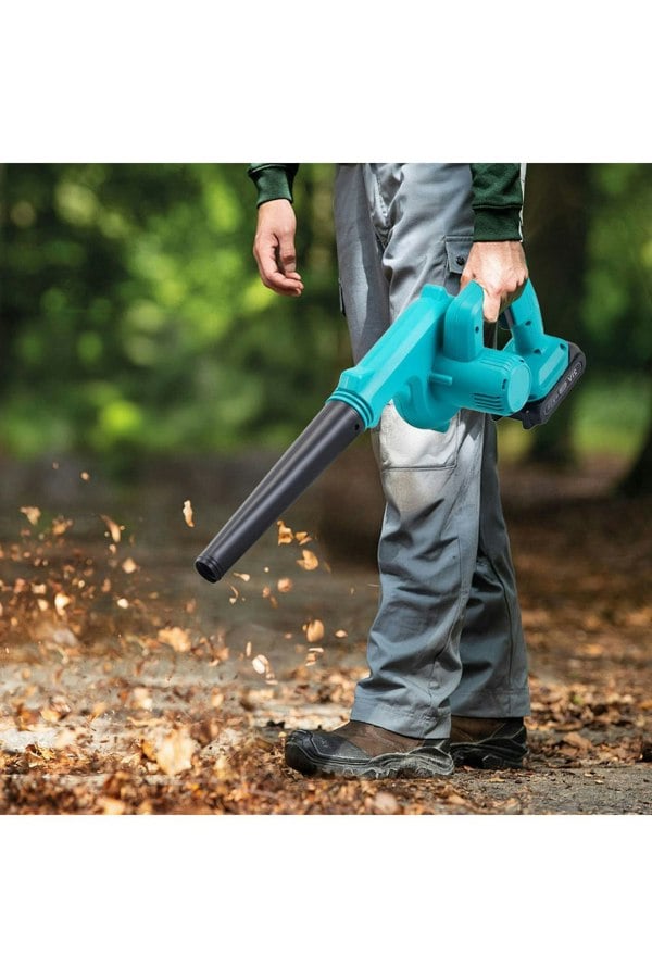 Living and Home 21V Cordless Handheld Leaf Blower and Vacuum with Battery and Charger