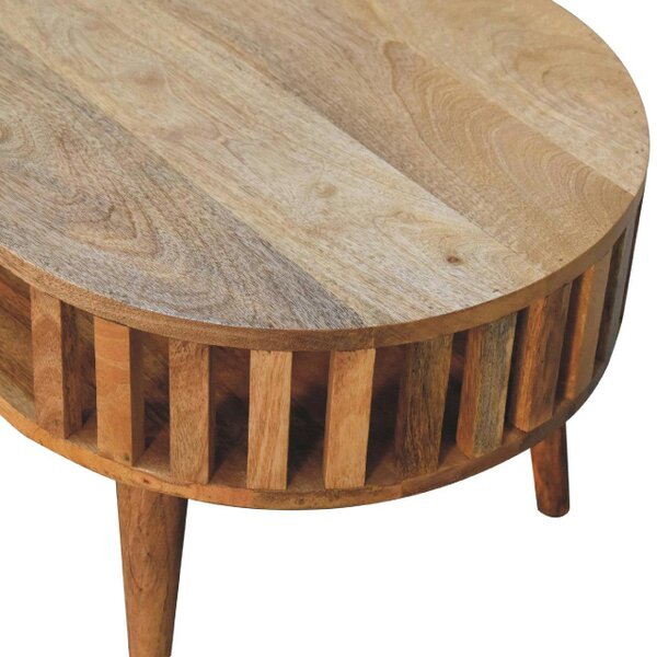 Wyld Haus Kaunakakai Slatted Mango Wood Coffee Table