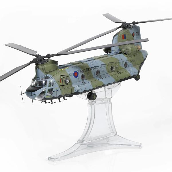a model helicopter on a stand