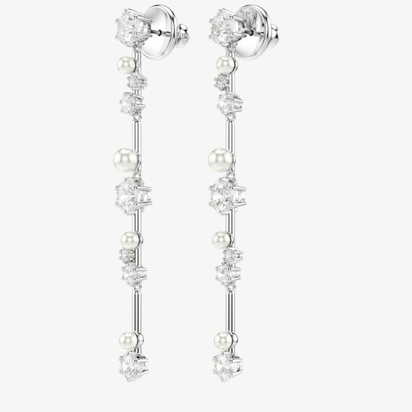 Swarovski Constella Pearl Drop Earrings 5705614
