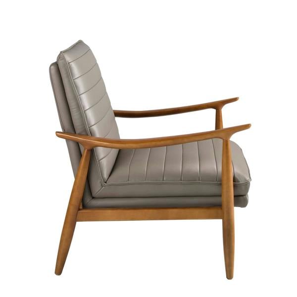 Angel Cerdá Dark Grey Leather Armchair 5130