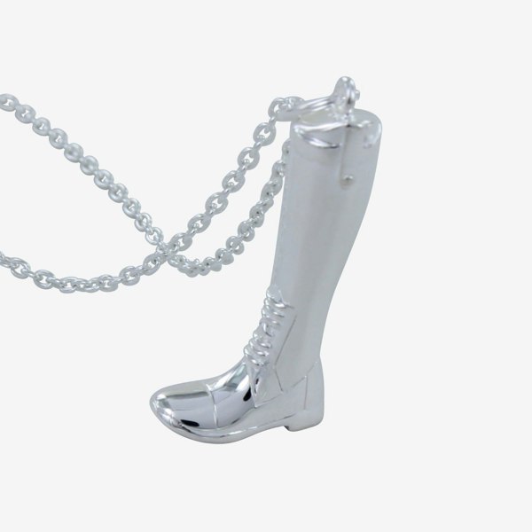 Large Sterling Silver Riding Boot Charm - Reeves & Reeves