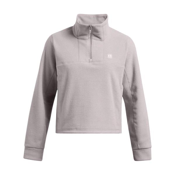 Under Armour Womens Expanse Half Zip Fleece Top - Grey