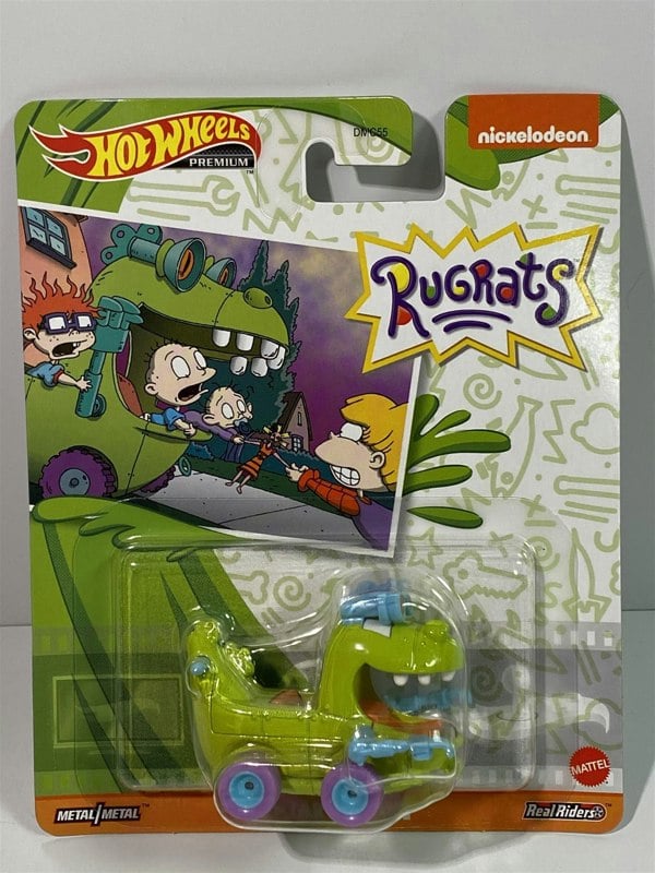 rugrats reptar wagon hot wheels real riders grl61