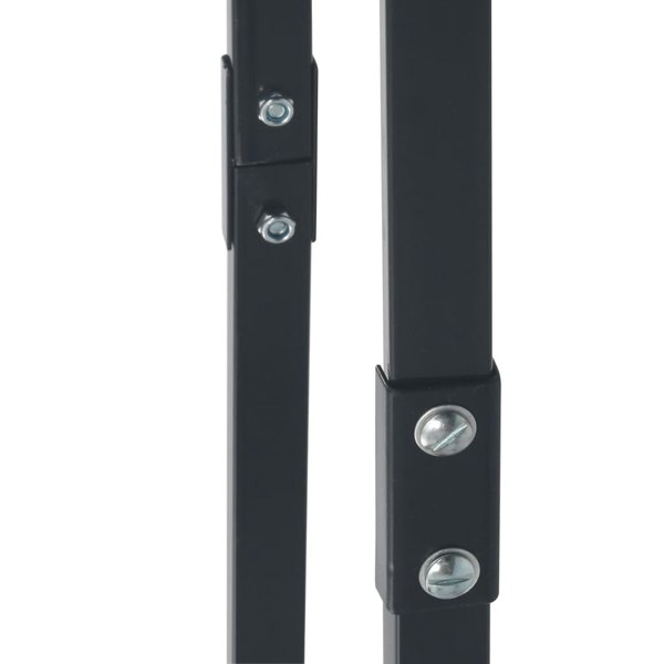 Berkfield Firewood Rack Black 100x25x100 cm Steel