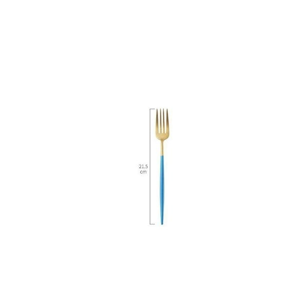 8 Piece Cutlery Set, Blue-Weilai Concept-Weilai Concept