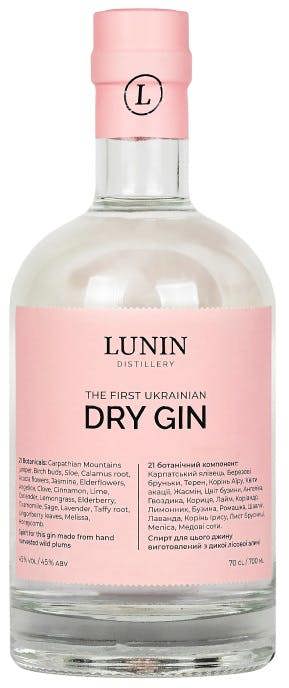 Lunin "The First Ukrainian Dry Gin" (700ml - 45%)