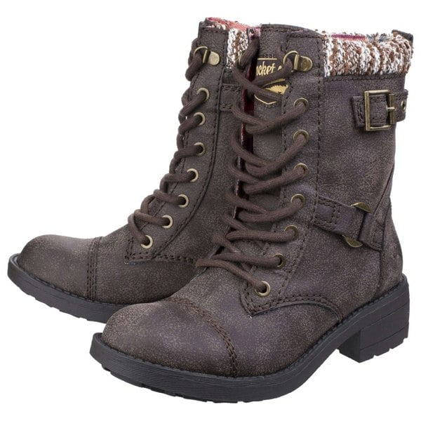 Rocket Dog Thunder Galaxy Biker Boot - Brown Galaxy