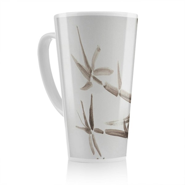 Benjamin Tate Design Japanese painting of bamboo Designer Latte Mug