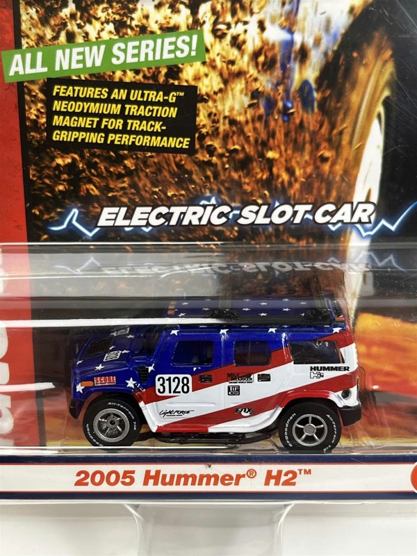 Auto World Slot Cars 2005 Hummer H2 #3128 HO Scale Slot Car X Traction Rally Auto World SC380-2