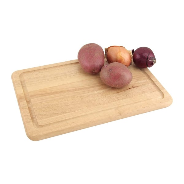 Diletto Gifts Rubberwood Chopping Board with Air Fryer Conversion Chart