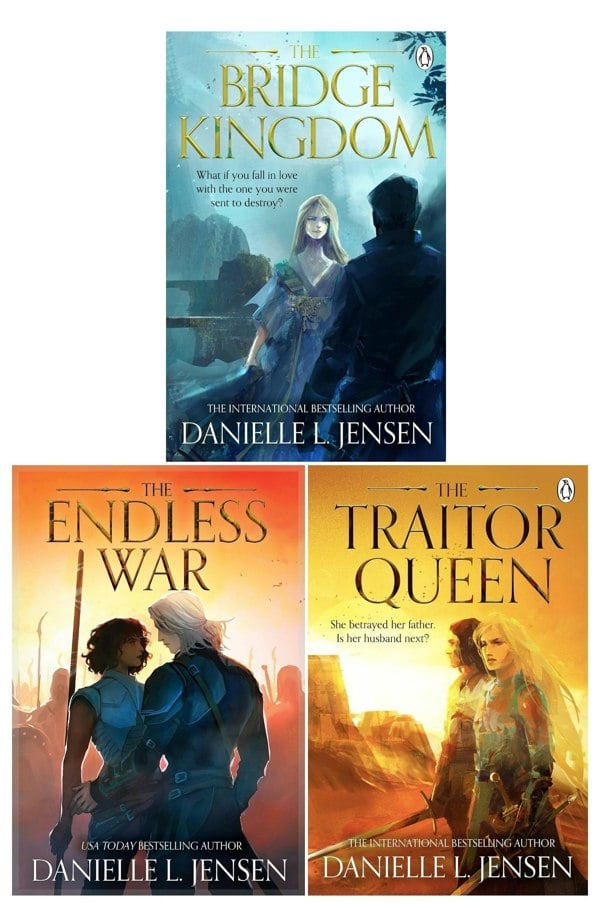 Danielle Jensen The Bridge Kingdom Series 3 Book Set Bridge Kingdom, Traitor Queen, Endless War